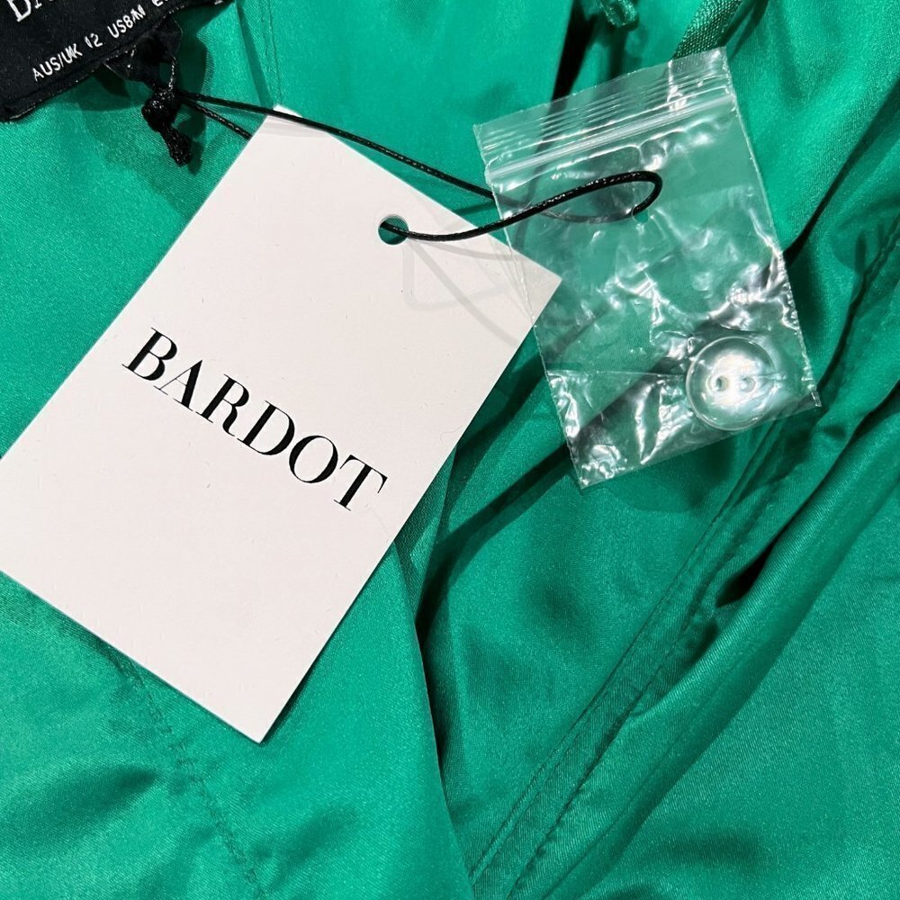 NWT Bardot Lulu Bright Green Strapless Mini Dress $119 - Picture 13 of 13